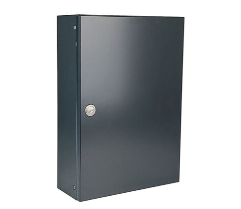 Gate Letterbox Outdoor Rear Access Gatehouse LCD-050 Dark Grey Back View