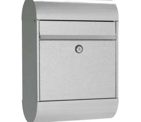 Allux 6000 Galvanised Steel Wall Mounted Post Box