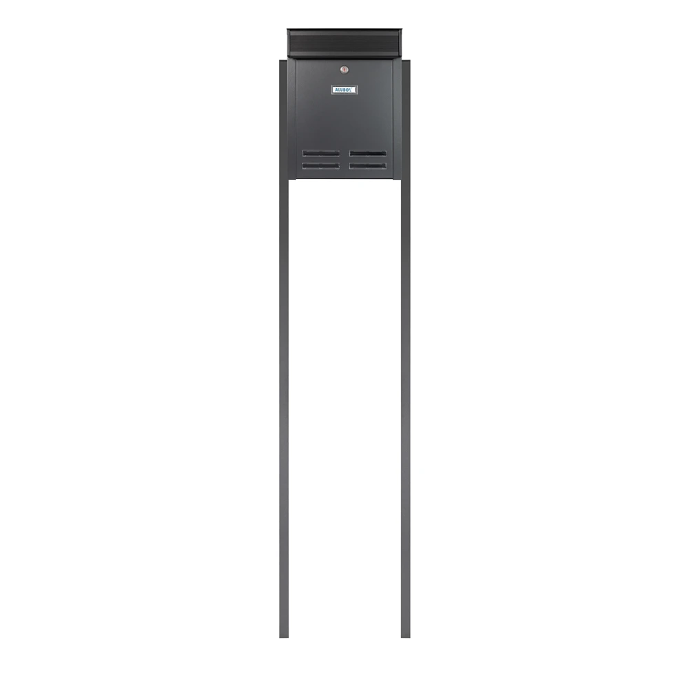 Free Standing External Post Box Magnum Anthracite Grey