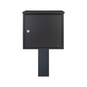 Outdoor Free Standing Letterbox Allux 400 Grey Grey Stand Outdoor Free Standing Letterbox Allux 400 Grey Grey Stand