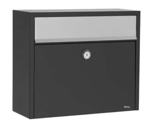 Allux Wall Mounted Letterbox Lt150 Black