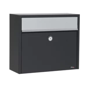 Allux Wall Mounted Letterbox Lt150 Black Allux Wall Mounted Letterbox Lt150 Black
