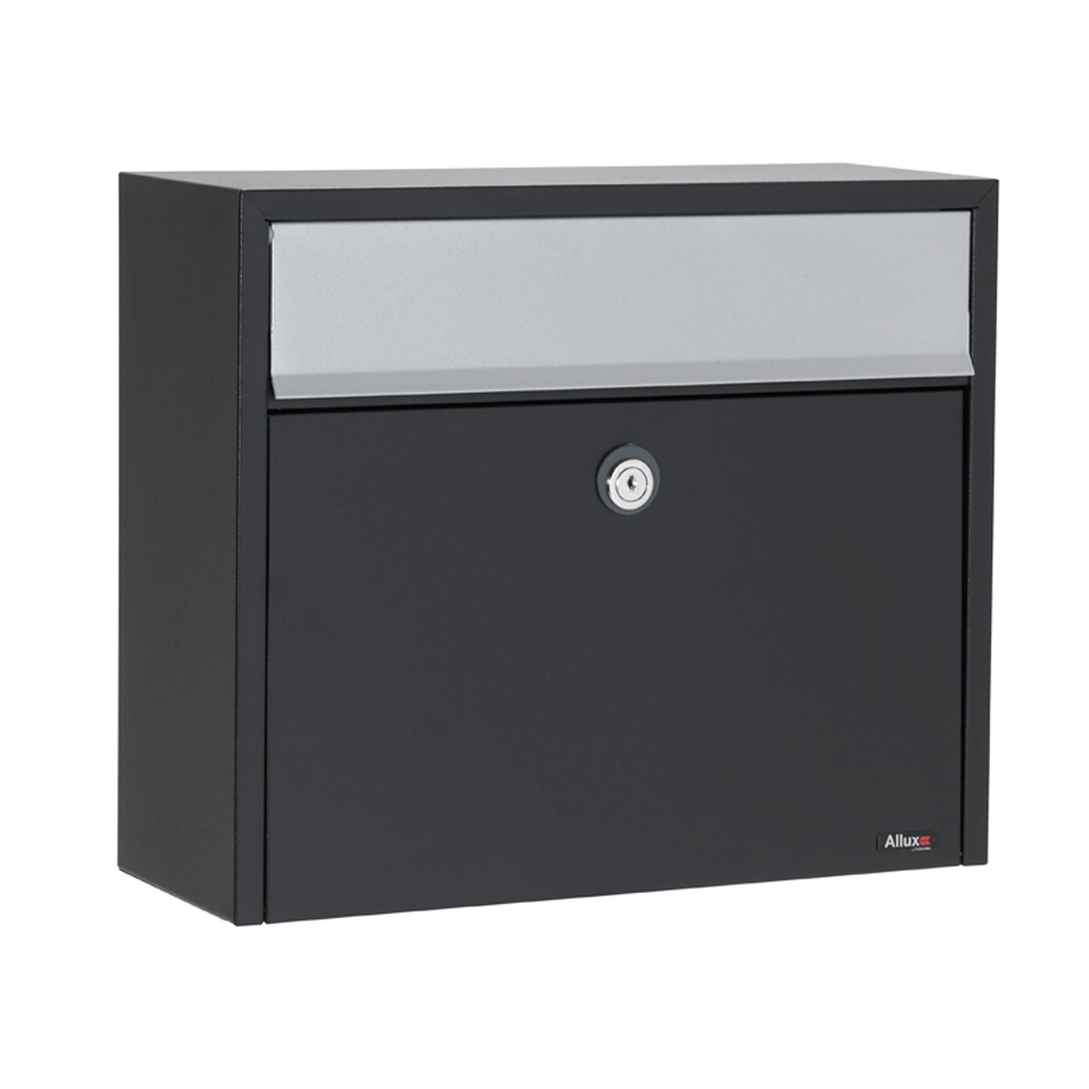 Allux Wall Mounted Letterbox Lt150 Black