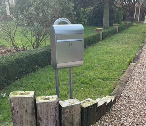 Post Box For House Allux 6000 Free Standing Galvanised Steel