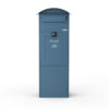 Freestanding Parcel Box Lovisa Blue Front