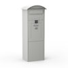 Freestanding Parcel Box Lovisa Light Grey Front2