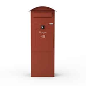 Freestanding Parcel Box Lovisa Red Front Freestanding Parcel Box Lovisa Red Front