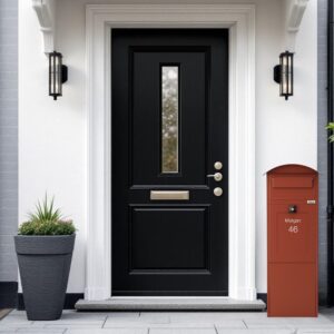 Outdoor Parcel Box For Home Free Standing Parcel Drop Box Lovisa Red Outdoor Parcel Box For Home Free Standing Parcel Drop Box Lovisa Red