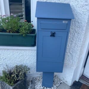 Large Post Box Gustaf Blue Lifestyle Large Post Box Gustaf Blue Lifestyle