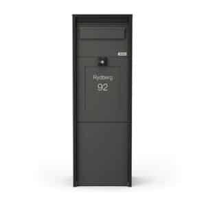 Parcel Box Dark Grey Oskar Blk Lock Front Parcel Box Dark Grey Oskar Blk Lock Front