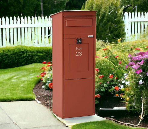 Parcel Box Karl In Red