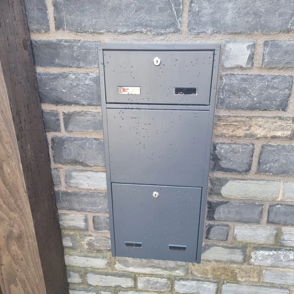 Built In Parcel Box Sierra Through Wall Grey Built In Parcel Box Sierra Through Wall Grey