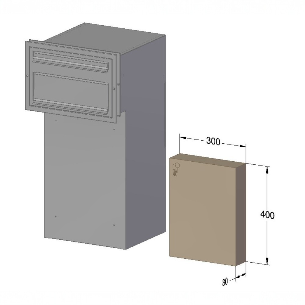 Post And Parcel Box For Through The Wall Application Sierra Rear Access Parcel Dimensions_2 Post And Parcel Box For Through The Wall Application Sierra Rear Access Parcel Dimensions_2