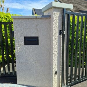 Through The Wall Letterbox Rolle Nero Lifestyle Photo 1 Through The Wall Letterbox Rolle Nero Lifestyle Photo 1