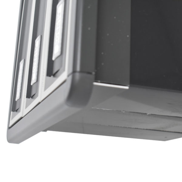 Tocco Di Italia Modular 270 Wall Mounted Letterboxes For Flats Anthracite Grey Recess Mounted 4
