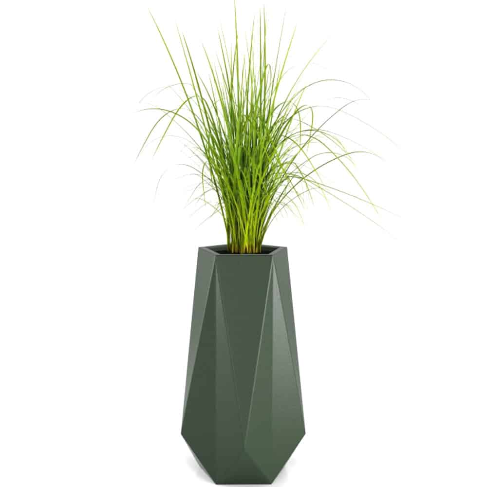 Monumo Siena Bottle Green Outdoor Indoor Planter 2