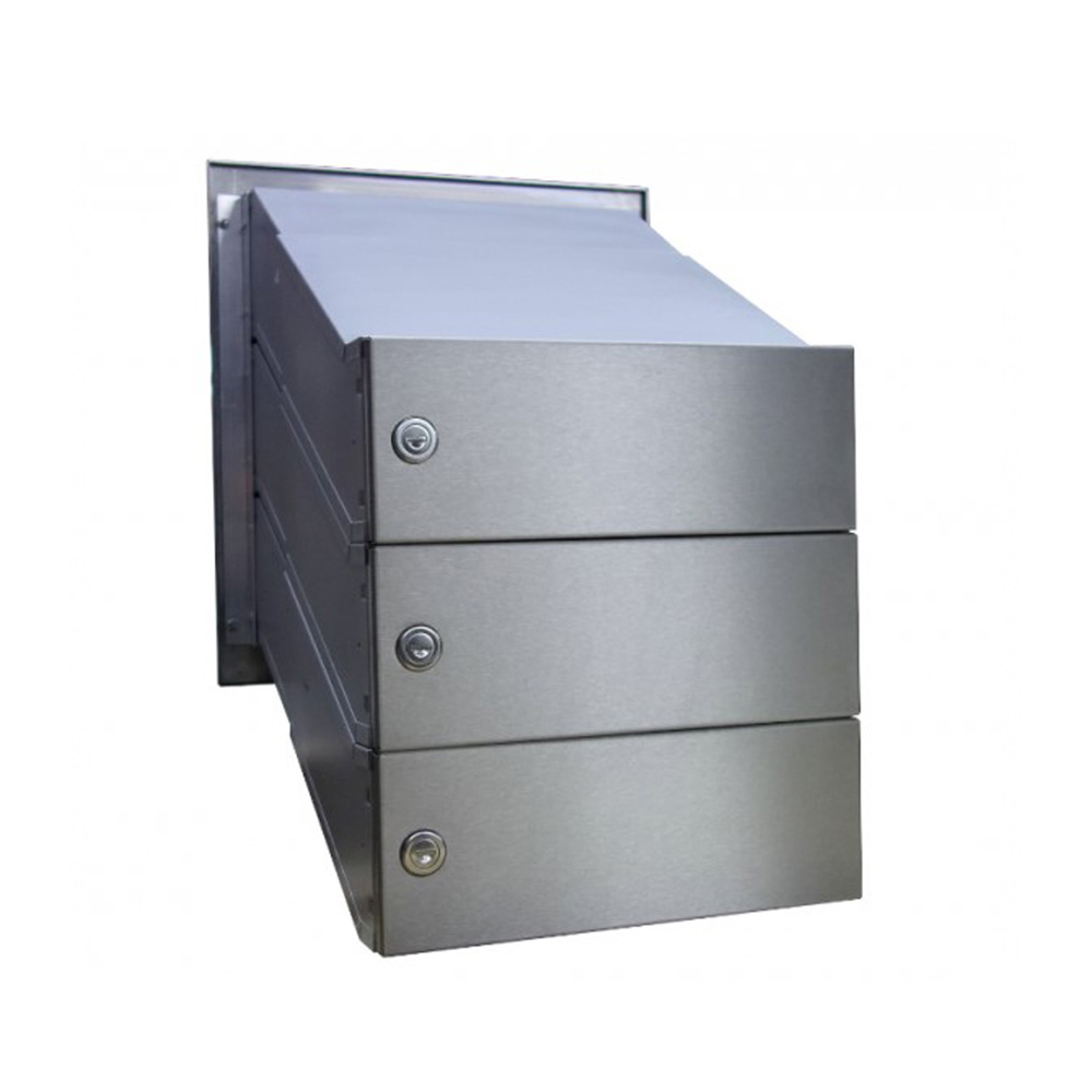 Letterboxes For Flats City Hall Ldd 041 Stainless Steel 2
