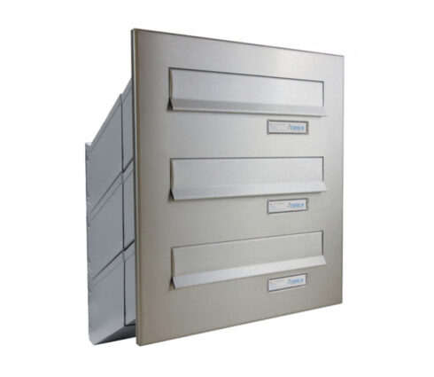 Letterboxes For Flats City Hall Ldd 041 Stainless Steel