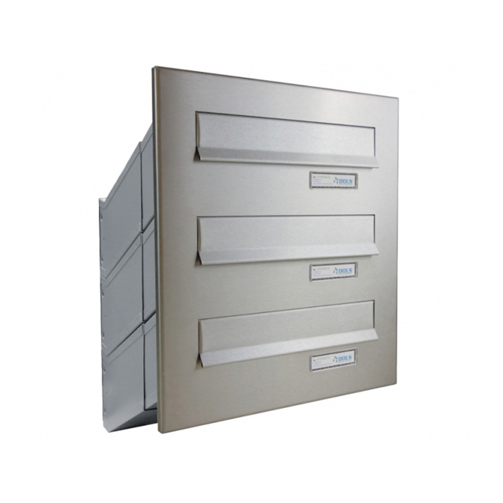 Letterboxes For Flats City Hall Ldd 041 Stainless Steel
