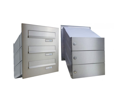 Postboxes For Flats City Hall Ldd 041 Stainless Steel