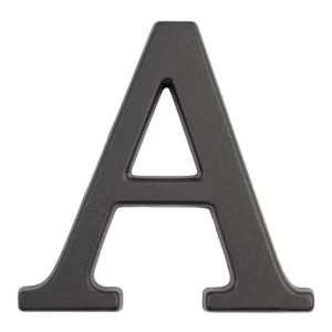 Big House Letters A Graphite Big House Letters A Graphite