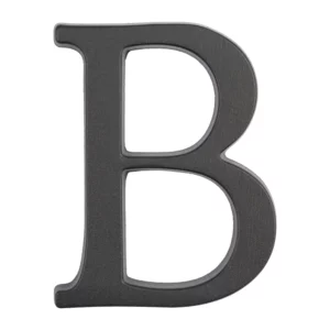 Big House Letters B Graphite Big House Letters B Graphite