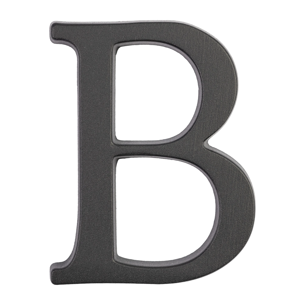 Big House Letters B Graphite