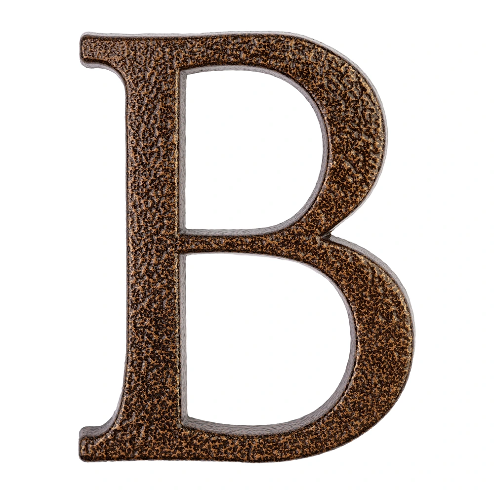 Large House Numbers Bronze B