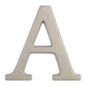 Modern House Numbers A Large Silver Modern House Numbers A Large Silver