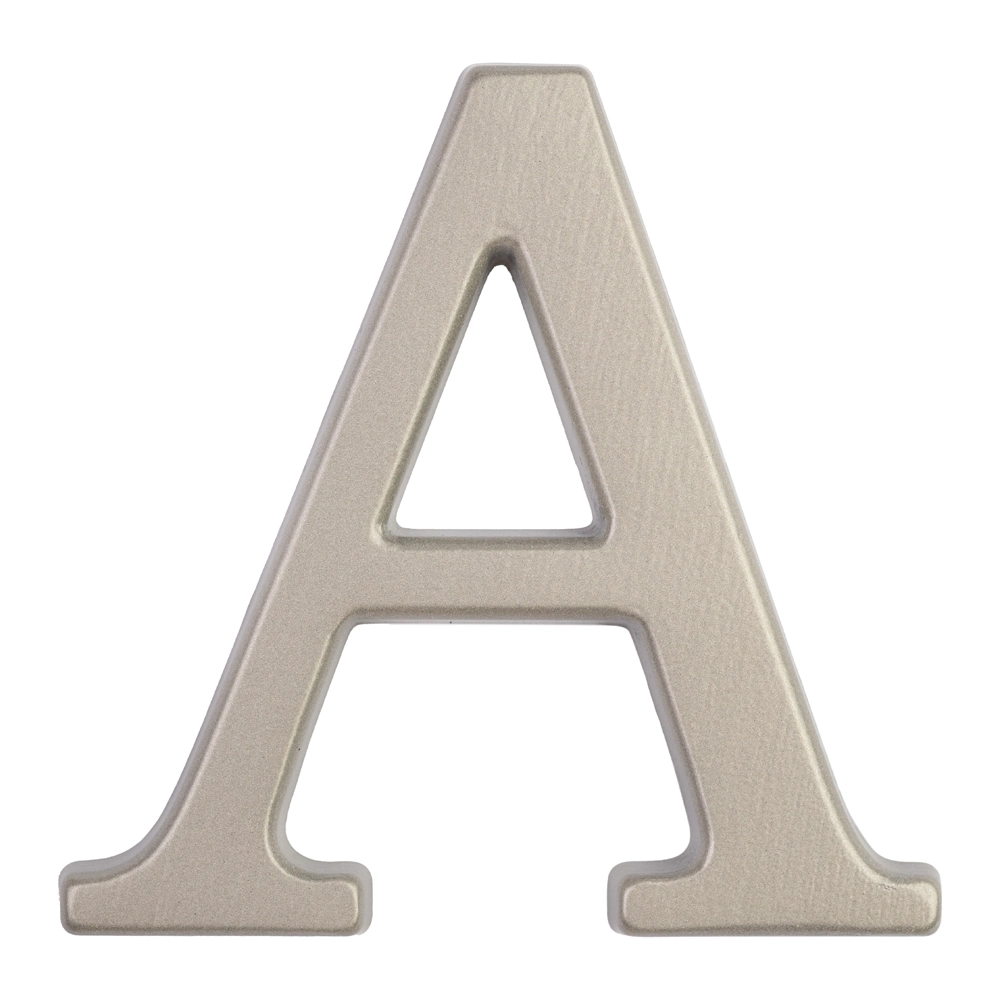 Modern House Numbers A Large Silver