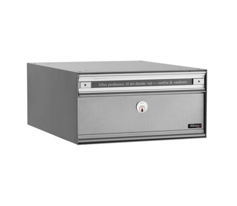 Allux Pc1 Communal Postbox 1 Bank Grey Steel Doors Communal Postboxes