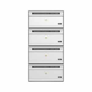 Allux Pc1 Communal Postbox 4 Bank Communal Postboxes Allux Pc1 Communal Postbox 4 Bank Communal Postboxes