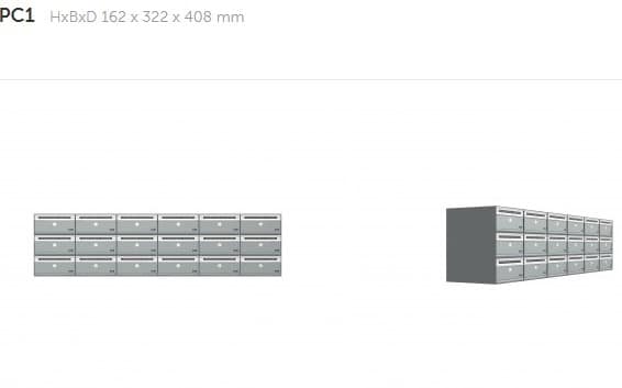 Pc1 Postbox Drawing Multiple Bank Pc1 Postbox Drawing Multiple Bank