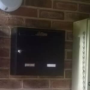 Wall Mounted Post Box W4 Black Wall Mounted Post Box W4 Black