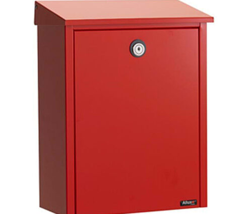 Wall Mounted Letterbox Allux 200 Red Front