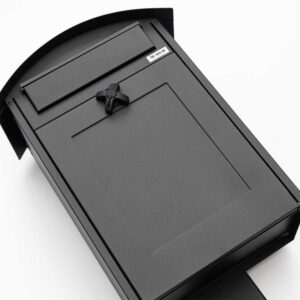 Free Standing External Post Box Albertina Black Free Standing External Post Box Albertina Black