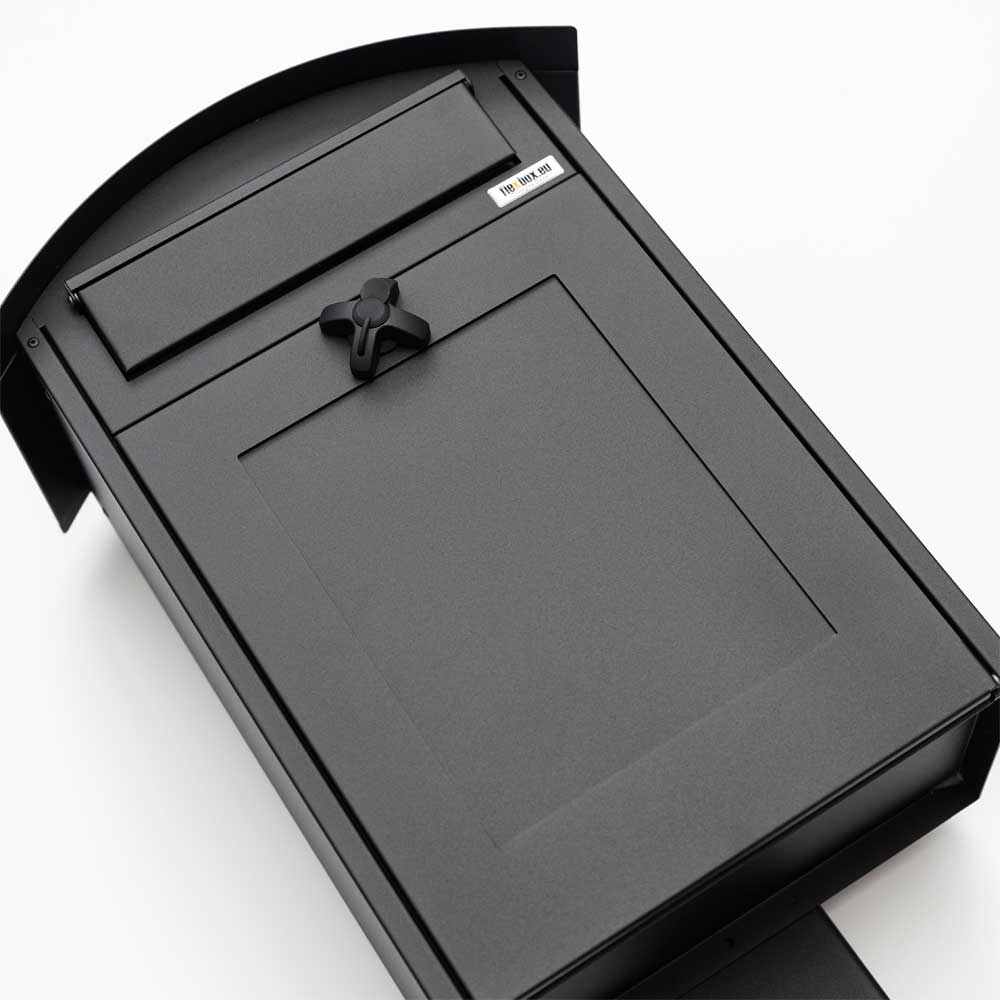 Free Standing External Post Box Albertina  Black