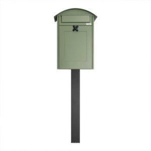 Green Free Standing Post Box Albertina Green Free Standing Post Box Albertina