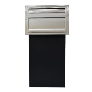 Parcel Box Sigma Stainless Steel Front Black