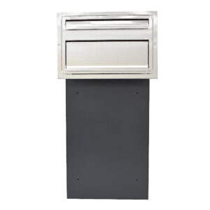 Parcel Box Sigma Stainless Steel Front Grey