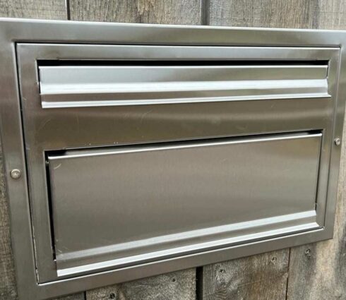 Parcel Box Stainless Steel Front Sigma Lifestyle Image