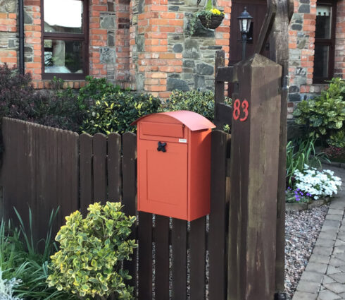 Large Letterbox In Red Albertina