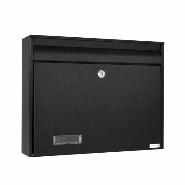 Wall Mounted Letterbox W2 Black Matt