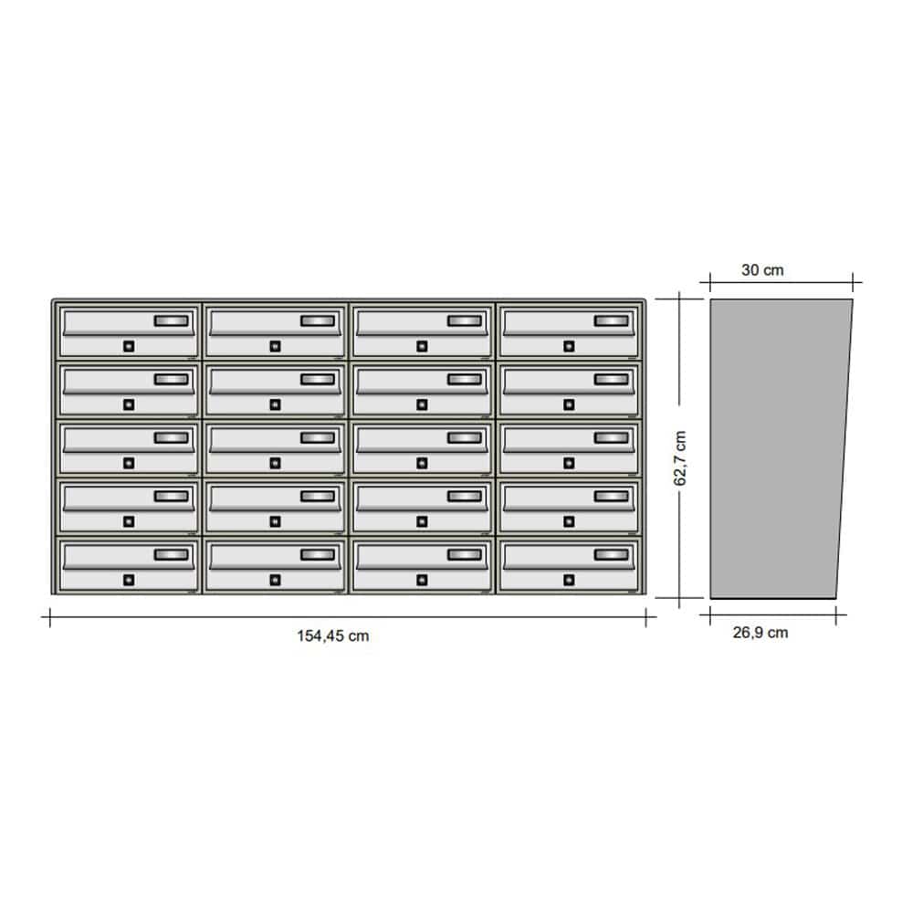 Tocco Di Italia Slim Wall Mountedx20 Drawing