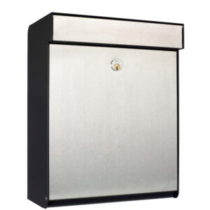 Wall Mounted Post Box Allux Grundform Stainless Steel