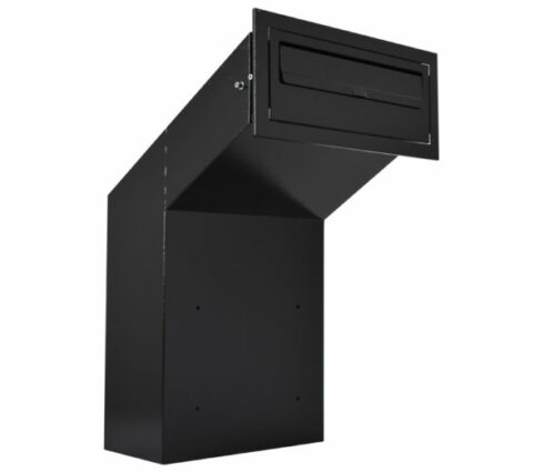 Black Letterbox Through The Wall Rolle