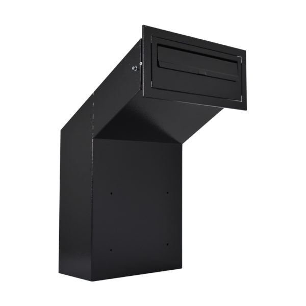Black Letterbox Through The Wall Rolle