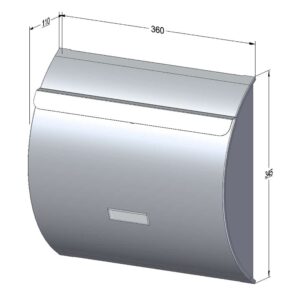 Large Letterbox Wa1 Drawing Large Letterbox Wa1 Drawing