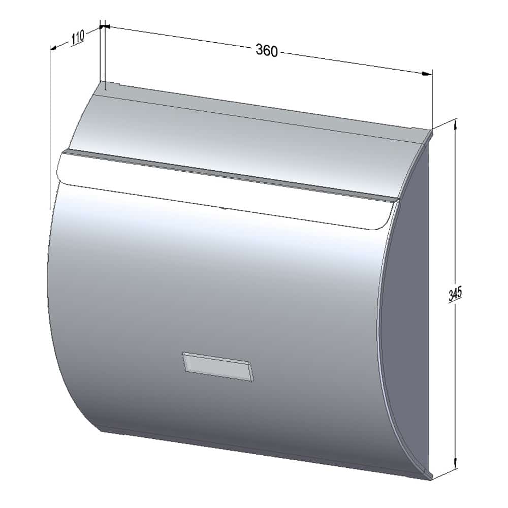 Large Letterbox Wa1 Drawing