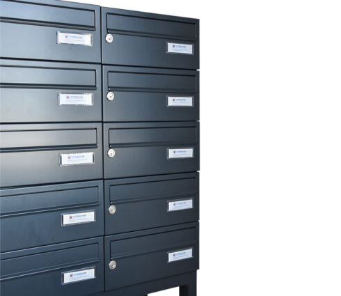 Multiple Letterboxes Free Standing Lbd 015 Ral 7016